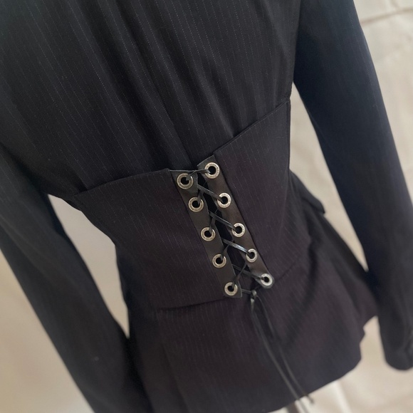 SUPERB Jean’s Paul Gaultier Corset Back Blazer Size: IT 42 Jean Paul Gaultier - Picture 1 of 13